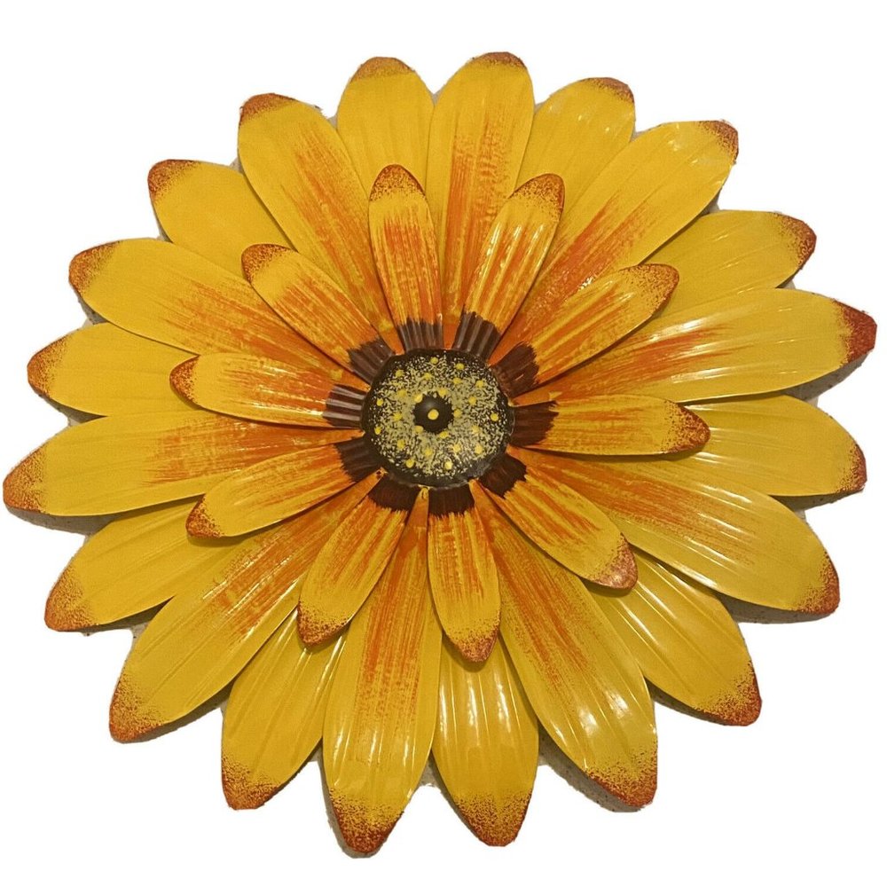 Sunflower Metal Wall Sign 15.9 in. - Picture 3 of 4